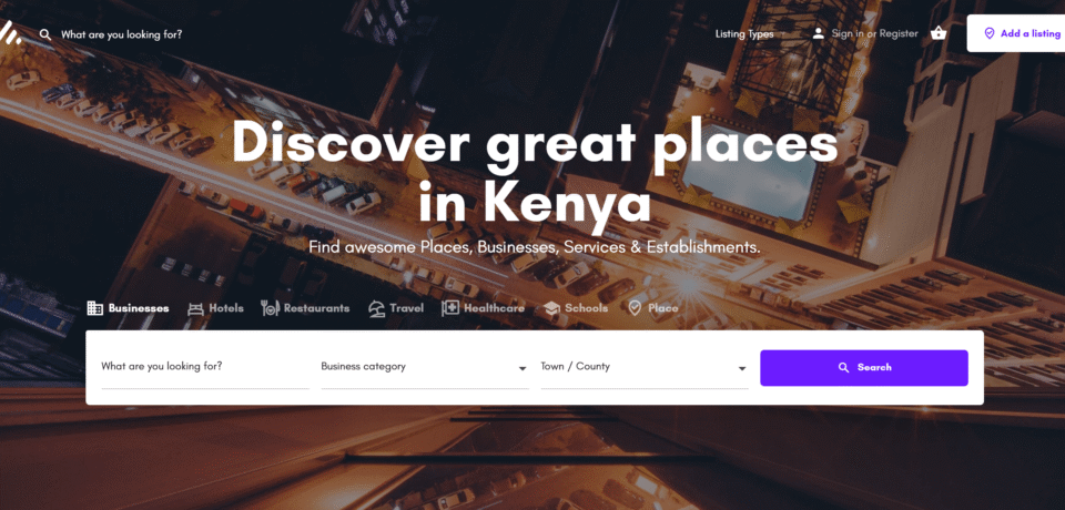 Listing Kenya
