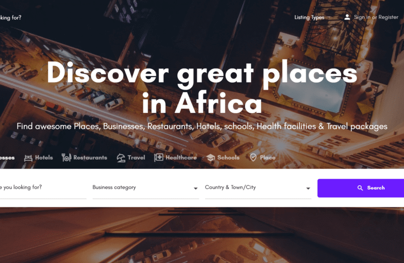 Listing africa