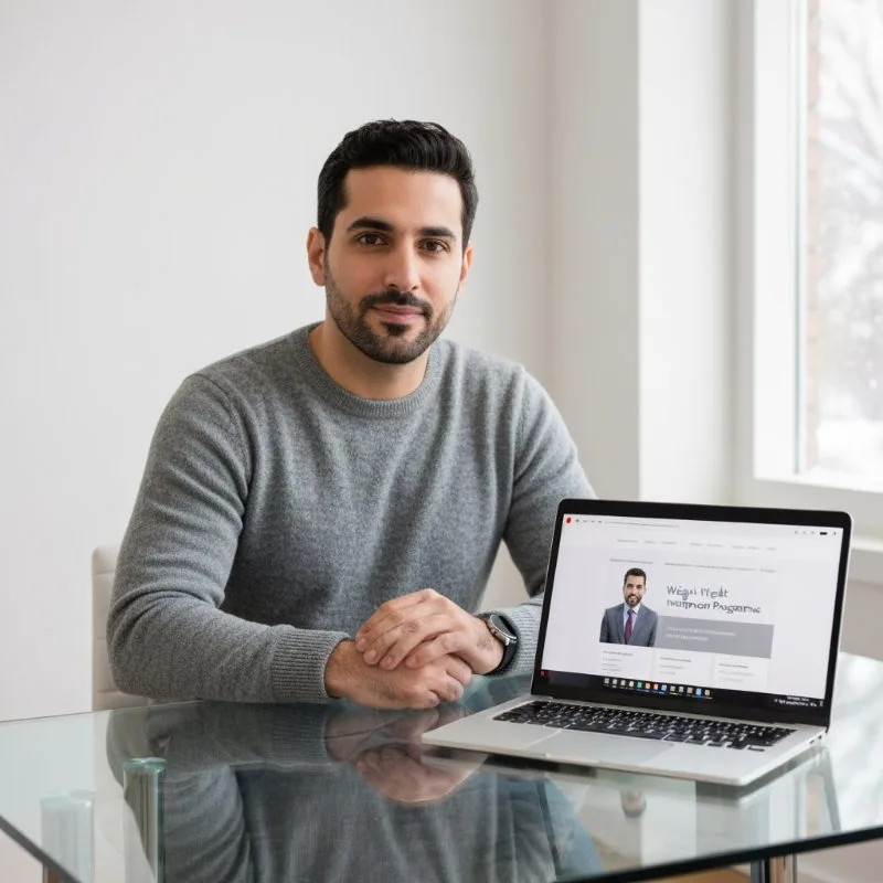 Author website design
