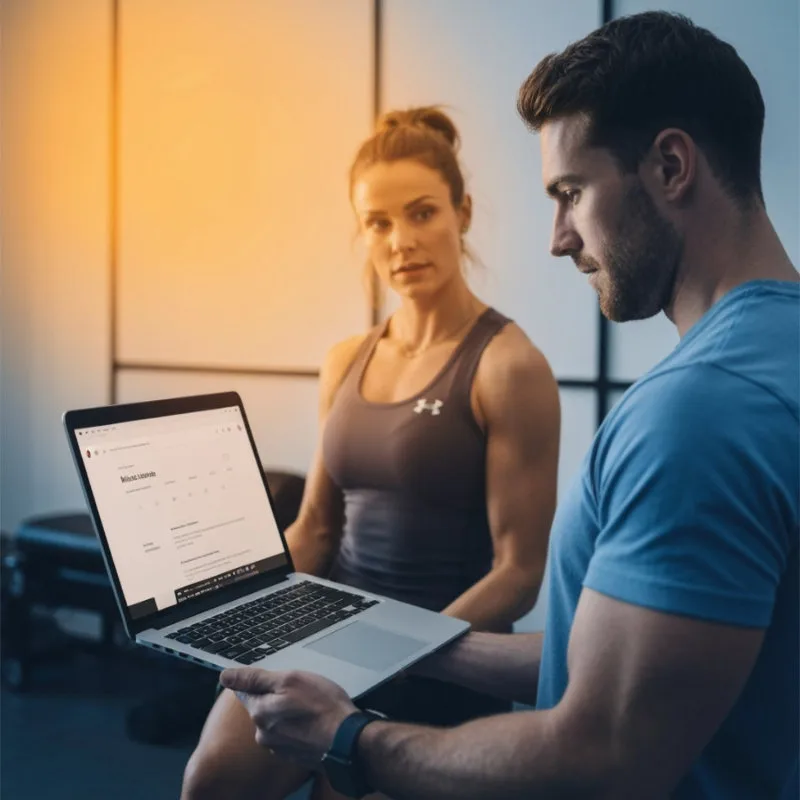 Fitness Trainer Website Design