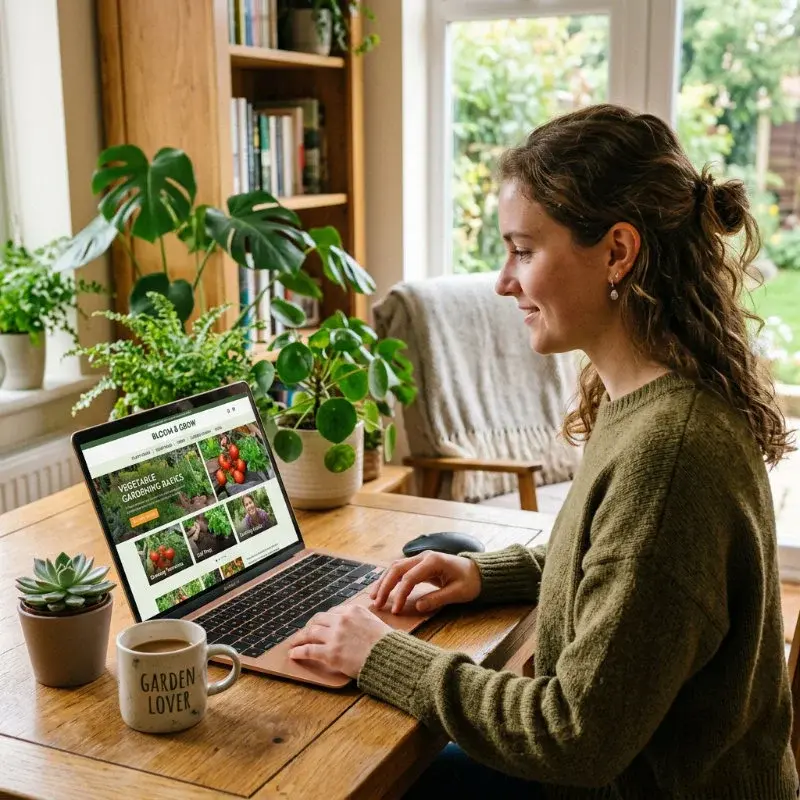 Gardening Website Design