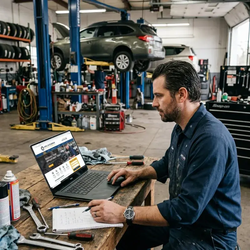 Mechanic Services Website Design