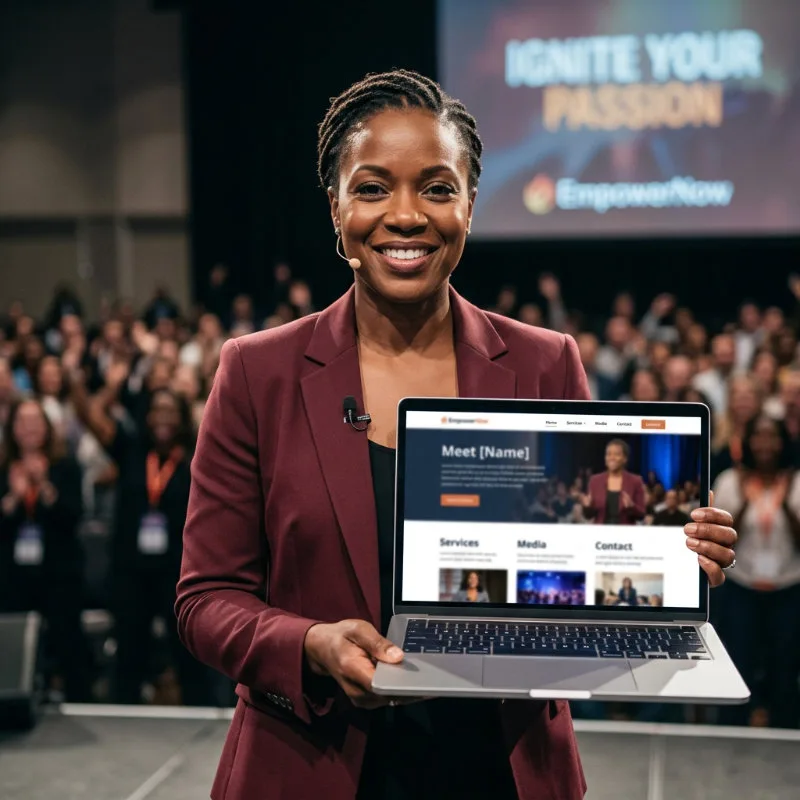 Motivational Speaker Website Design
