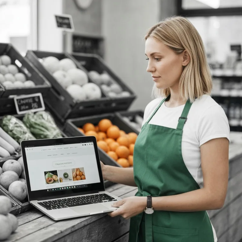 Organic Food Store Website Design