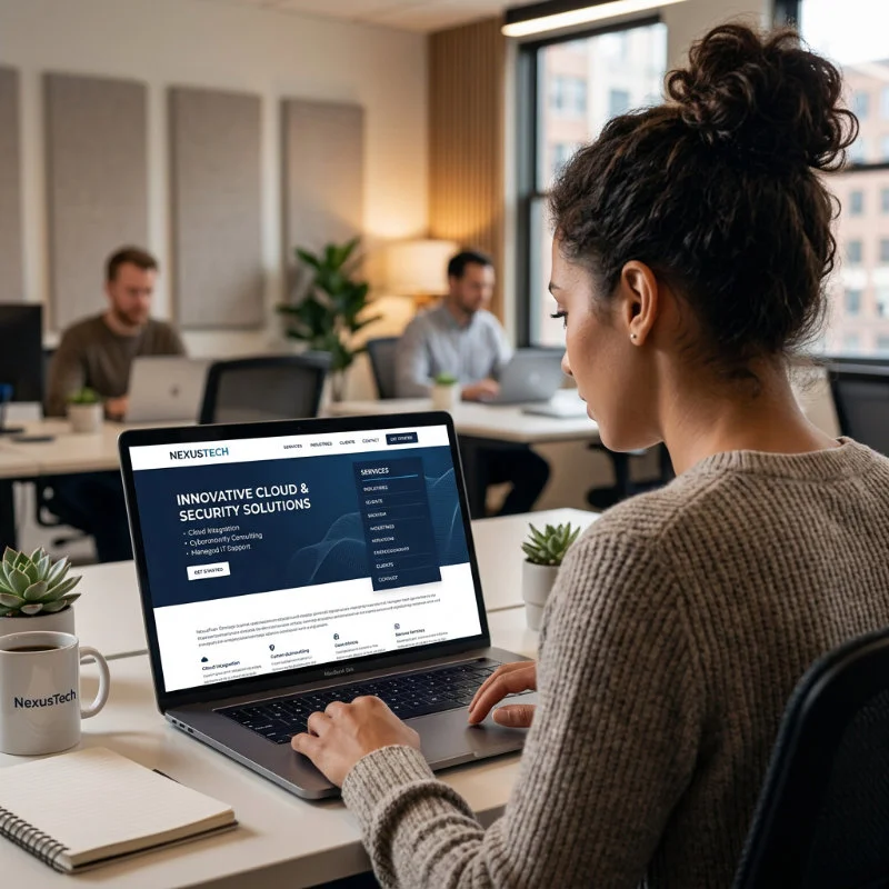 Tech Services Website Design