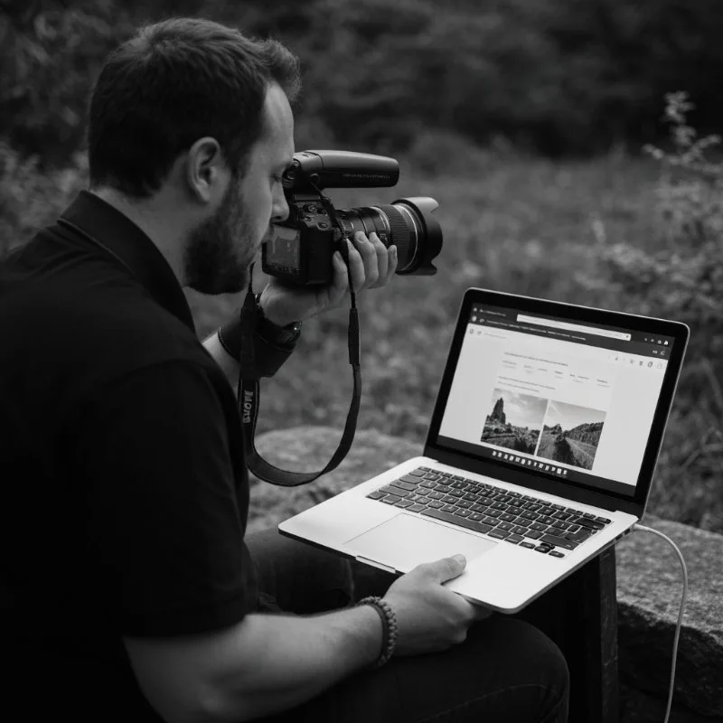 Videographer Portfolio Website Design
