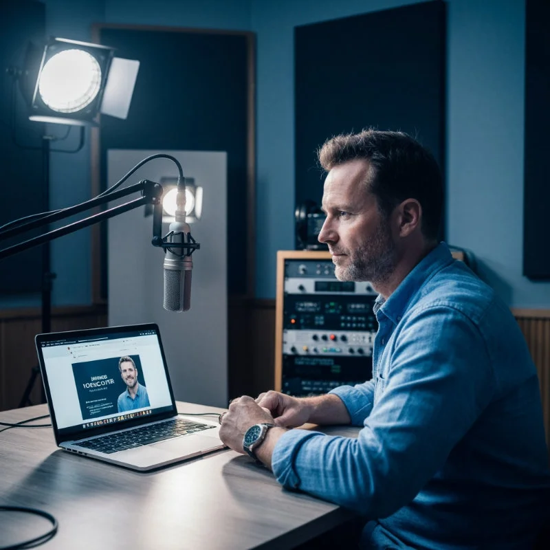 Voiceover Artist Website Design