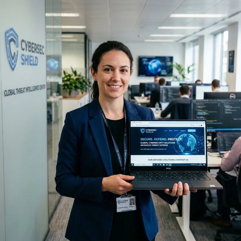Cybersecurity Firm Website Design