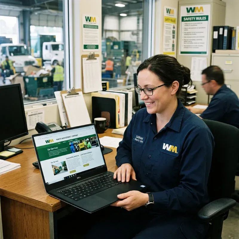Waste Management Company Website Design