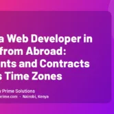 Hiring a Web Developer in Kenya from Abroad: Payments and Contracts Across Time Zones
